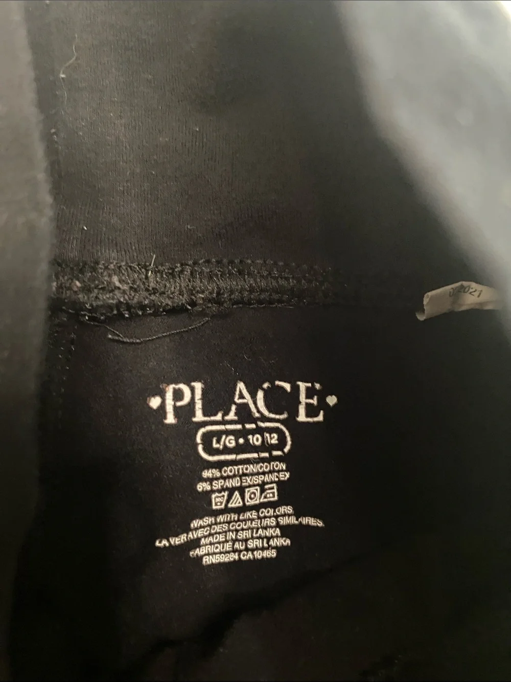The Children's Place Black Girls' Flared Leggings